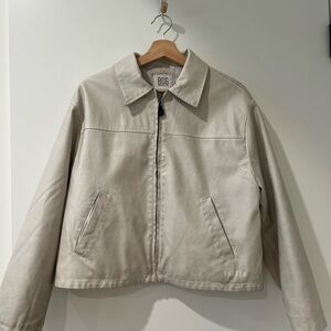 BDG Off-White Faux Leather Jacket